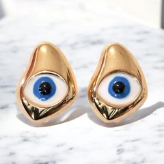 ナザールボンジュウ ニュアンス ピアス レディース お守り 魔除け トルコ 目