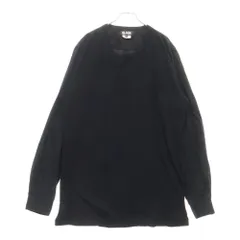 BLACK COMME des GARCONS (ブラックコムデギャルソン) DOCKING L/S TEE ドッキング長袖カットソー 長袖Tシャツ ロングスリーブカットソー ロンT ブラック 1G-B002