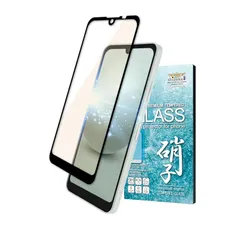 シズカウィル AQUOS wish3 用 / wish2 用 / wish 用 ガラスフィルム 強化ガラス 全面保護 保護フィルム フィルム ブルーライトカット 液晶保護フィルム black ブラック 1枚入り