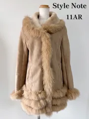 Style Note スタイルノート　ムートン　ジャケット　千趣会　ベルメゾン　フォックスファー