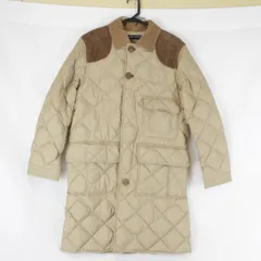 美品『USED』RALPH LAUREN【ラルフローレン】 キルティングジャケット サイズ7 ダウンジャケット ポリエステル レディース ベージュ
