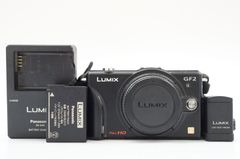L201548)Panasonic LUMIX DMC-GF2 ボディ DMW-LVF1　電子ファインダー付き