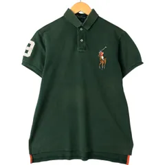 古着 ラルフローレン Ralph Lauren POLO by Ralph Lauren CUSTOM FIT ビッグポニー 半袖 ポロシャツ メンズM相当/eaa548727