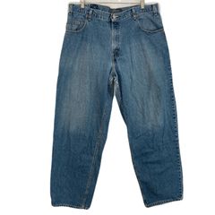 【W38×L32】古着　Levi’s　SilverTab　デニムパンツ　ジーンズ　BAGGY FIT