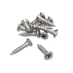 【YJB PARTS】 ピックガード・パネル用ビス Φ2.7mm ミリサイズ ステンレス12pcs