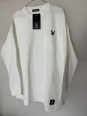 90s PLAYBOY ロンT 90s USA製 PLAYBOY 袖プリント ロングスリーブTシャツ - メルカリ