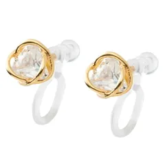 【ゴールド×イヤリング】[Cream dot. クリームドット公式] イヤリング レディース  金属アレルギー ニッケルフリー スタッド ビジュー トライアングル クロス 大人 上品 