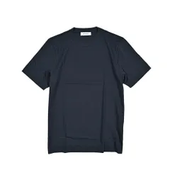 GRAN SASSO グランサッソ / Tシャツ カットソー クルーネック 半袖 春夏 メンズ ナチュラルストレッチ スムース コットン 100% ネイビー イタリア製 422728