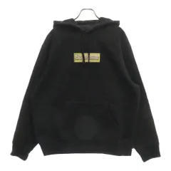 SUPREME (シュプリーム) 22SS Bling Box Logo Hooded Sweatshir ブリングボックスロゴ スウェットプルオーバーパーカー ブラック