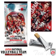 JAPAN NATIONAL VOLLEYBALL TEAM ツインウエハース 2025 20個入りBOX 【新品・完全未開封】 バレーボール男子日本代表 食玩 バンダイ