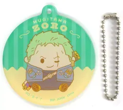 【中古】キーホルダー ロロノア・ゾロ(麦たま) 麦わらストアコラボ アクリルチャーム 「一番くじ ワンピース 未来島エッグヘッド～きみへの想い～」 J賞