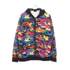 ディーゼル DIESEL パーカー 迷彩 その他 ジップアップパーカー メンズ Used A