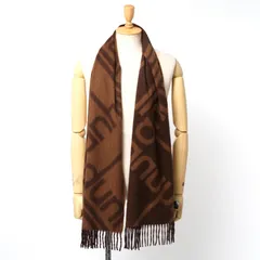 ダンヒルdunhill ダークブラウン マフラー 美品　カシミヤ100% 茶&灰 メンズ エンジンターン カシミア マフラー | dunhill(ダンヒル