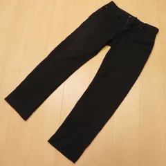 =848★ リーバイス Levi's 505 ストレッチコットンパンツ w30 黒 ブラック 古着 春夏