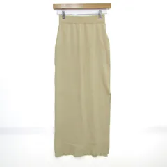 ロイヤルパーティ ロングスカート ボトムス ニット タイト レディース Fサイズ ベージュ ROYAL PARTY 【中古】