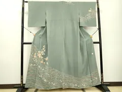 十日町 滝泰 付下げ 絞り染め 紋なし 正絹 AK-6812 十日町 滝泰 付下げ 絞り染め 紋なし 正絹 AK-6812 着物・浴衣