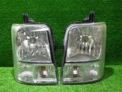エブリィ　DA64V　ハロゲン　ヘッドライト 左右　レベ付き　（管理MA14） エブリィ DA64V ハロゲン ヘッドライト 左右 レベ付き （管理