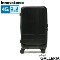 正規品2年保証 イノベーター スーツケース M Mサイズ 2泊3日 innovator 軽量 静音 TSAロック Extreme Journey 45L Middle INV550DOR マッドブラック