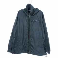 オフホワイト OFF WHITE 21SS Logo Tape Windbreaker Jacket ナイロンジャケット ジップアッププリントロゴブルゾン M ダークグレー OMEB014S21FAB001 国内正規のサムネイル