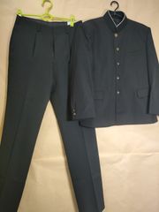 【新品】　160 160Bサイズ　標準学生服　学生服　上下セット 学ラン　詰め襟　詰襟  160センチ　制服　中学校　高校
