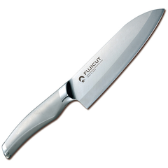 ★新品★FUJICUT #7000 オールステンレスモリブデンバナジウム鋼本割込み包丁 三徳包丁 170mm FC-1671■一体型 日本製 燕三条 食洗機対応