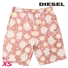 新品・未使用 ディーゼル DIESEL コットンショートパンツ メンズ ウエストゴム ドロスト 花柄 総柄 P-TOLL-SHO-FLO