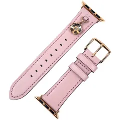 コーチ アップルウォッチ用 替えベルト COACH レディース ストラップ 替えベルト 【38mm/40mm/41mm ケース対応 ※ベルトのみ】 レザー ストラップ ピンク 交換バンド 付け替えベルト 14700114