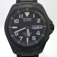 【ほぼ未使用】シチズン　プロマスター　LANDシリーズ　AT6085-50E　H100–R014749　電波ソーラー　スーパーチタニウム　デイデイト　黒