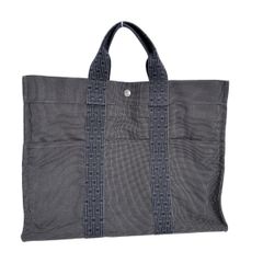エルメス ビジネスバッグ ハンドバッグ エールラインMM トートバッグ HERMES グレー