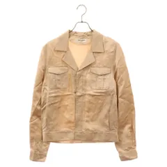 SAINT LAURENT PARIS (サンローランパリ) 21SS フランメサテンビスコースジャケット 643659 Y1C31 ピンクベージュのサムネイル