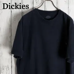 海外古着 Dickies ディッキーズ ポケット付 クルーネック無地Tシャツ