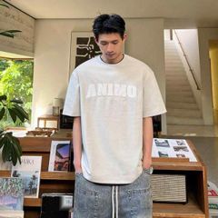 新品】GLIMCLAP(グリムクラップ)半袖ダメージスウェットM OFFWHI 