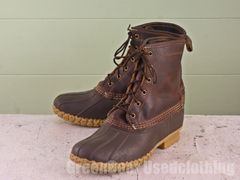 USA製 L.L.ビーン ビーンブーツ 茶 ブラウン レディース 7M 25cm