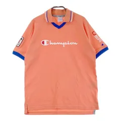 サイズ：LARGE CHAMPION GOLF チャンピオンゴルフ  襟付 半袖Tシャツ  オレンジ系 [240101479379] ゴルフウェア メンズ ストスト