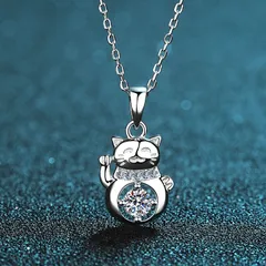 モアッサナイト ネックレス 0.3ct シルバー925 レディー 普段使い 冠婚葬祭 ネックレス モアサナイト 卒業式 人工ダイヤモンド ネックレス mxl71 0123