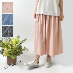 【新品】【niki* ニキ 】hoshi ギャザー パンツ (622-049-2)レディース 春 夏 秋 冬 ロング ワイド スカーチョ キュロット ガウチョ スカンツ コットン 服 綿100 ウエストゴム  体型カバー 30代 40代 50代 60代 日本製