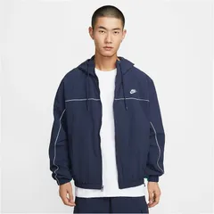ナイキ ウィンドブレーカー 長袖 メンズ NIKE クラブ アスリート フーディジャケット 裏メッシュ スポーツウェア アウター 男性 ウインドブレーカー 紳士 服 メンズウエア ウィンドジャケット 紺 ネイビー  nike CLUB /HJ2013-451