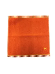 エルメス カレ タオル ヴィス ヴェルサ H103847M ハンドタオル オレンジ コットン Hロゴ IT8H4TSM0I9C