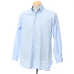 【中古】ソブリン SOVEREIGN コットン ボタンダウン ドレスシャツ ライトブルー【サイズ38】【メンズ】のサムネイル