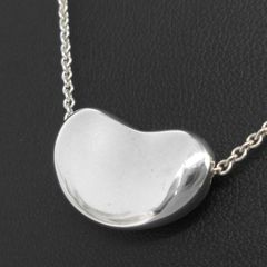 ティファニー Tiffany&Co. ビーン ネックレス ラージ ペンダント ペレッティ シルバー アクセサリー 管理11988