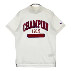 サイズ：MEDIUM CHAMPION GOLF チャンピオンゴルフ 2024年モデル モックネック 半袖Tシャツ  ホワイト系 [240101533715] ゴルフウェア レディース ストスト