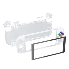 【在庫処分】Switch Nintendo Liteに対応用DIY互換するケース、NSLハンドヘルドコントローラーハウジング/スクリーンフィルム付き、Nintendo Switch eXtremeRate Liteに対応用カスタムケースカバー【クリア】