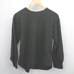 ◇ ⊆ green label relaxing UNITED ARROWS バックジップ 長袖 カットソー サイズ表記なし ブラック レディース E  【1506110012029】