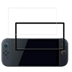 KPNS Switch 2 ガラスフィルム【1枚セット】ガイド枠付き 日本素材製 強化ガラス Switch 2 用 ガラスフィルム 保護フィルム