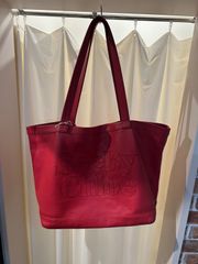 See By Chloe シーバイクロエ レザートート トートバッグ 本革 レッド系 A-610