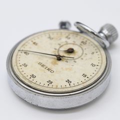 稼働 SEIKO セイコー ストップウォッチ ホワイト系文字盤 88-5110T