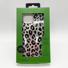 Kate Spade iPhone 15 14 13 ケース シティレオパード ブラック ヒョウ柄 ケイトスペード MagSafe