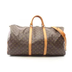 ルイ・ヴィトン LOUIS VUITTON ボストンバッグ キーポル バンドリエール60 M41412 PVCコーティングキャンバス レザー キーポル・バンドリエール60 ユニセックス Used B