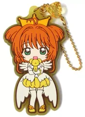 【中古】キーホルダー・マスコット(キャラクター) 木之本桜(2期OP衣装) キャラクターラバーチャーム 「一番くじ アニメ カードキャプターさくら～クリアカード編～」 F賞