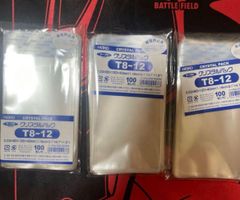 クリスタルパック 3個 OPP袋 T8-12 100枚入 テープ付 未開封